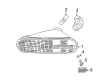 Diagram for Volkswagen Side Marker Lights - 1C0-953-155-L