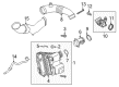 Diagram for Volkswagen Touareg Air Intake Hose - 7P0-129-627-E