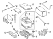 Diagram for Volkswagen Jetta Ground Cables - 1K0-971-250-CG