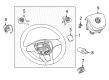 Diagram for Volkswagen Touareg Steering Wheel - 7P6-419-091-A-X0U