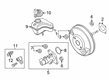 Diagram for Volkswagen Brake Booster - 561-614-106-A