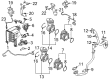 Diagram for Volkswagen EGR Tube - 07Z-131-520-H