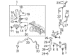 Diagram for Volkswagen Jetta Exhaust Nut - N-102-861-08