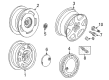 Diagram for Volkswagen Wheel Hub Bolt - 7M3-698-137