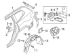 Diagram for Volkswagen Atlas Fender Splash Shield - 3CM-810-971-A