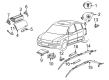 Diagram for Volkswagen R32 Air Bag Control Module - 1C0-909-605-T-01M