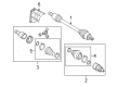 Diagram for Volkswagen CC Axle Shaft - 3C0-407-272-CL