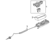 Diagram for Volkswagen GTI Automatic Transmission Shift Levers - 5H0-713-059-R