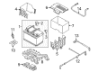 Diagram for Volkswagen GTI Ground Cables - 1K0-971-250-AD