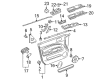 Diagram for Volkswagen R32 Mirror Switch - 1J1-959-565-E-01C