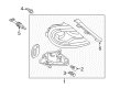 Diagram for Volkswagen Beetle Back Up Light - 5C5-945-208-C