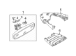 Diagram for Volkswagen Jetta Mirror Cover - 17A-868-438-82V
