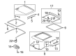 Diagram for Volkswagen Sunroof Motor - 6R0-959-591
