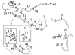 Diagram for Volkswagen Golf R Coolant Pipe - 5Q0-121-058-AE