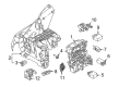Diagram for Volkswagen Parking Sensors - 5Q0-919-275-C
