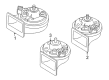 Diagram for Volkswagen Horn - 6N0-951-101-L