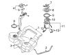Diagram for Volkswagen Passat Fuel Tank Strap - 3C0-201-654-A
