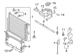 Diagram for Volkswagen Cooling Fan Bracket - 7L0-121-093