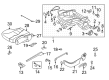 Diagram for Volkswagen Golf Seat Cushion Pad - 1J0-881-378-A