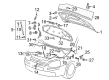 Diagram for Volkswagen Jetta Lift Support - 5K0-823-359-E
