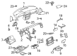 Diagram for 2005 Volkswagen Passat Instrument Cluster - 3B1-857-002-BL-SCT