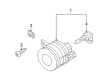Diagram for Volkswagen Rabbit Fog Light - 1K0-941-700-C