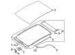 Diagram for Volkswagen Sunroof Motor - 10A-877-795