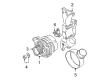 Diagram for Volkswagen Alternator Pulley - 037-903-119-A