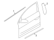 Diagram for Volkswagen CC Weather Strip - 3C8-837-476-J-041