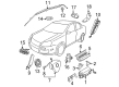 Diagram for Volkswagen Rabbit Air Bag Sensor - 1K0-955-557-B