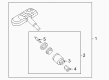 Diagram for Volkswagen Passat TPMS Sensor - 1K0-907-253-E