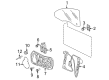 Diagram for Volkswagen CC Window Motor - 3C8-959-701-A-Z02