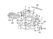 Diagram for Volkswagen Hood - 3C0-823-031-B