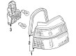 Diagram for Volkswagen Corrado Back Up Light - 535-945-111-A