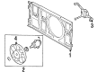 Diagram for Volkswagen Passat Cooling Fan Shroud - 357-121-205