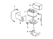 Diagram for Volkswagen Beetle Battery Hold Downs - 1C0-804-373-K