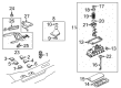 Diagram for Volkswagen Hazard Warning Switches - 561-953-509-B-FBY