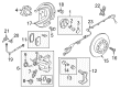 Diagram for Volkswagen ABS Wheel Speed Sensor - WHT-003-864-D