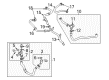 Diagram for Volkswagen Beetle Coolant Pipe - 1K0-121-447-EP