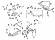 Diagram for 2021 Volkswagen Jetta Steering Knuckle - 5QA-505-433-B