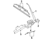Diagram for Volkswagen Passat Windshield Wiper Arms - 333-955-707-A