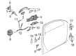 Diagram for Volkswagen Passat Door Lock Cylinder - 107-837-167-MG