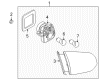 Diagram for Volkswagen GTI Back Up Light - 5K0-945-093-T