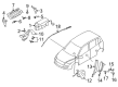 Diagram for Volkswagen Air Bag Sensor - 5N0-959-354-D