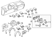 Diagram for Volkswagen Hazard Warning Switches - 1C0-953-235-B-B41