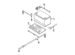 Diagram for Volkswagen Passat Battery Hold Downs - 3C0-804-869-C