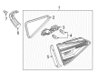 Diagram for Volkswagen Passat Back Up Light - 561-945-094-F