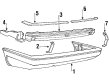 Diagram for Volkswagen Fox Bumper - 307-807-417-3-05