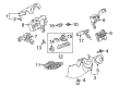 Diagram for Volkswagen Tiguan Hazard Warning Switches - 5M0-953-509-B