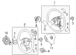 Diagram for Volkswagen Jetta Steering Wheel - 1K0-419-091-EP-1QB